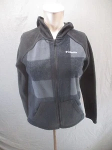 Columbia Size L (14-16) Boys Plaid Full Zip Pocket Fleece Athletic Jacket 490 - Picture 1 of 10
