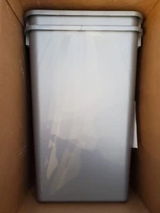 Double 50 Quart Pullout gray Waste Containers ONLY from for rev a shelf - Picture 1 of 3