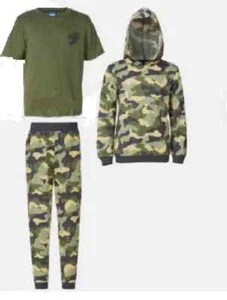 Saint Eve 3-Piece Sleepwear Set Green Camo VARIETY - Picture 1 of 3