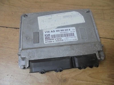 VW VOLKSWAGEN FOX 2008 1.2 6V MANUAL ENGINE ECU 03D906023B / 5WP4050804 - Imagem 1 de 2