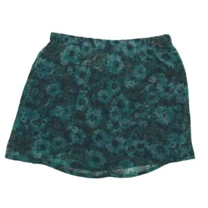 Mossimo women's mini skirt sheer floral print fully lined size medium - Picture 1 of 8