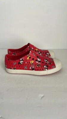 Native Kids Disney Minnie Mouse Waterproof Slip-on Shoes Red 4 Foto 1 de 4