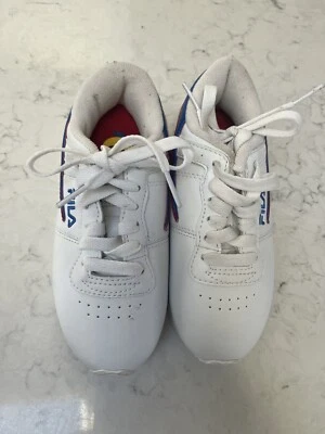 Fila Zapatillas Niños Talla 13 Rojo Blanco Azul Unisex Nuevas Foto 1 de 4