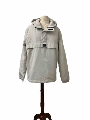 New Jack & Jones Men JJRambler Anorak Ivory Padded & Hooded Jacket SZ Med - Image 1 of 4