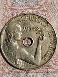 25 Céntimos 1934.España - Imagen 1 de 2