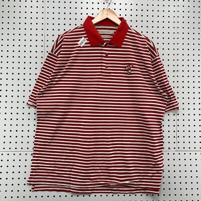 Disney Mickey Mouse Polo Dorado Rojo Blanco Manga Corta Adulto Grande 24x30 Foto 1 de 4