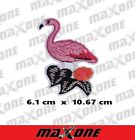 Pink Flamingo Iron Sew On Patch Clothes Jacket Jeans patches Embroidered Badges