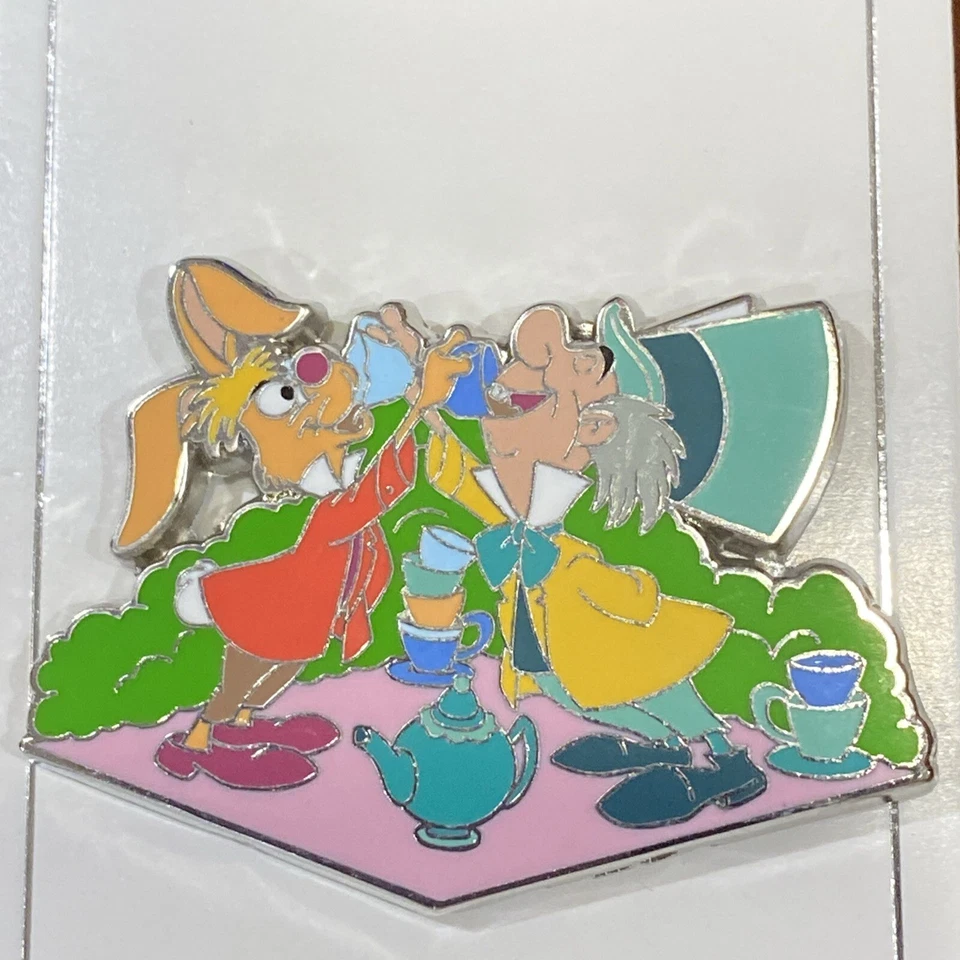 Disney Parks Alice in Wonderland Mad Hatter Tea Party Pin -