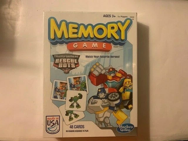 Hasbro Transformers Rescue Bots Memory Game 48 Cards Ages 3+BRAND NEW  1+Players - Image 1 of 2