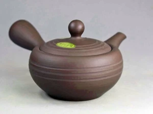 Tokoname Teapot (stainless steel filter) by Kasen , #Se-461 : D107*H88mm, 290ml - Picture 1 of 9