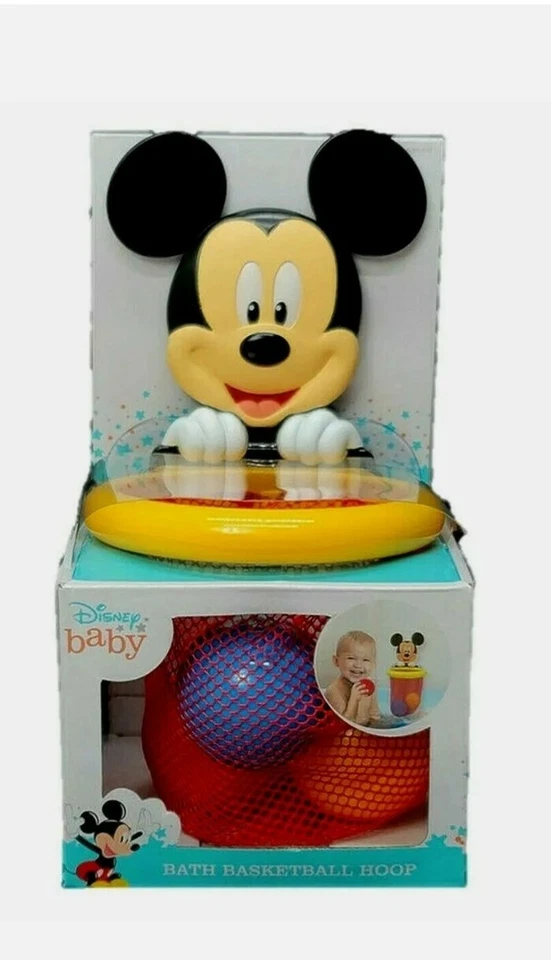 Disney Mickey Mouse Boys Bath Basketball Hoop 6 Months
