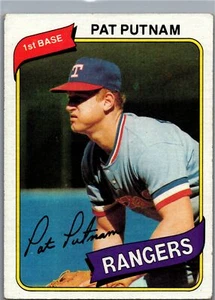 1980 Topps #22 Pat Putnam Texas Rangers - Picture 1 of 2
