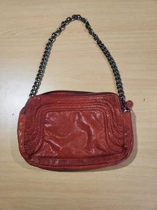 Filippo Raphael Red Leather Small Shoulder Bag - Picture 1 of 4