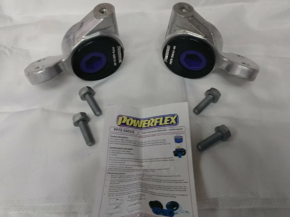 BMW Front Control Arm Bushing 66mm Alloy Outer Eccentric BY Powerflex PFF5-5601G - Image 1 of 2