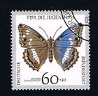 GERMANIA 1 FRANCOBOLLO PRO GIOVENTU FARFALLE APATURA IRIS 1991 timbrato (BD3294)