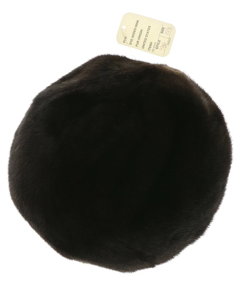 neiman marcus 267603 Women Brown Beret Size 22.5 - Image 1 of 2