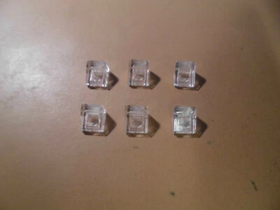 Lego 6x Stein Dach 54200 schräg 1x1x2/3 transparent klar etn3 - Bild 1 von 2