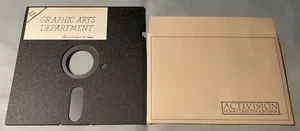 GRAPHIC ARTS DEPARTMENT - 1985 Atari 400/800 Computer Software 5.25" Disk TESTED - Picture 1 of 1
