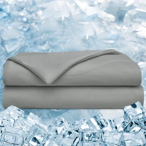 Double Cooling Comforter King for Hot Sleepers, Soft Breathable Double Side Cold - Picture 1 of 7