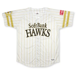 Limited Majestic Japan Softbank Hawks Baseball Takano Saiten 2018 Jersey White - Picture 1 of 8