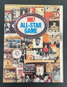 1987 MLB All-Star Game Program Jackie Robinson Tribute READ - Picture 1 of 2