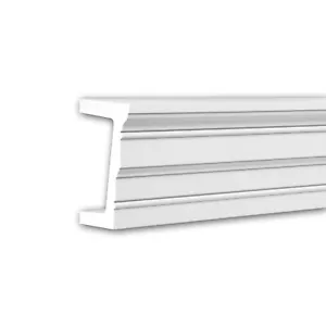 Listón de estuco PROFHOME 126003 Architrav moldura borde de puerta decoración de estuco 2 m - Imagen 1 de 4