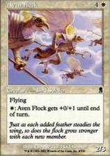 1x Aven Flock - Foil MTG Odyssey NM Magic Foil