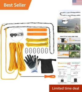 48 Inch High Limb Rope Saw - Portable Folding Chain Saw for Camping & Survival - Picture 1 of 9