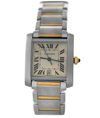 Cartier Tank Francaise 2302 18k Gold Two Tone 28MM Unisex Automatic Watch - Image 1 of 4