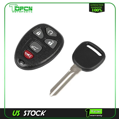 Mando a distancia para coche + llave para Chevrolet Suburban 1500 6,0 L 2007-2009 y 2011-2013 Foto 1 de 4