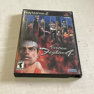 Virtua Fighter 4 - (PS2, 2002) CIB Black Label FREE SHIPPING Blockbuster - Picture 1 of 7