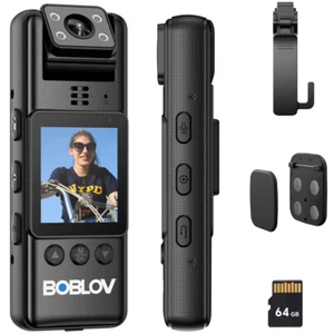 BOBLOV 2inch 1080P Body Mounted Camera Audio Video Recording HD Daily Camcorder - Picture 1 of 10
