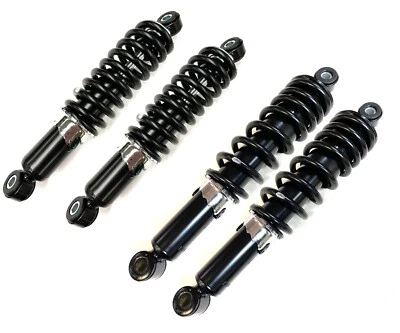 Full Set 4 Coil-Over Shock Fit Kawasaki Bayou 220 250 OEM Replacement Adjustable - Image 1 of 4