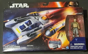 Star Wars The Force Awakens Y-Wing Scout Bomber + Kanan Jarrus Figure (2015)-New - Picture 1 of 2