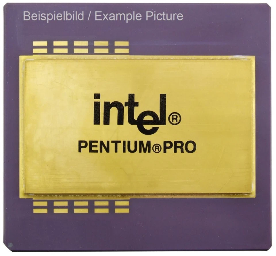 Intel Pentium Pro 166MHz SY047 KB80521EX166 512K CPU Processor Vintage - Image 1 of 1