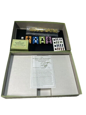 The Worst Case Scenario Juego de Mesa de Sobrevivir Vida UNIVERSIDAD Completo Foto 1 de 4