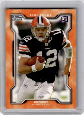 2010 Topps #GR-9 Colt McCoy Rookie Exchange - Image 1 of 2