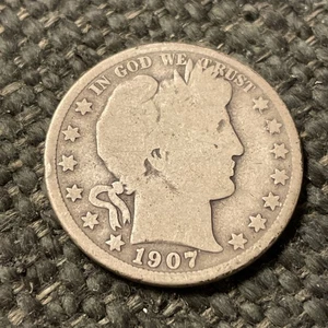 1907-O Barber Half Dollar - Picture 1 of 2