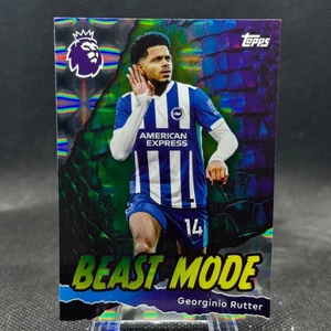 Georginio Rutter 2026 Topps Premier League EPL Beast Mode Brighton & Hove #425 - Picture 1 of 2