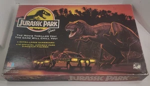 JURASSIC PARK GAME 1992 Dinosaur Movie COMPLETE Milton Bradley VTG Toy BOARDGAME - Picture 1 of 17