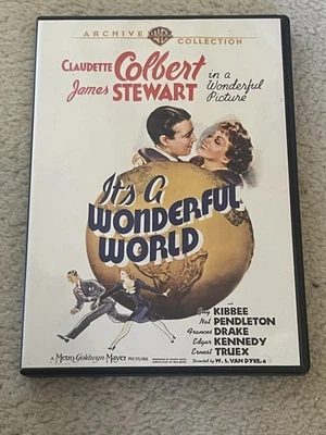 It's A Wonderful World (1939, DVD) - James Stewart, Claudette Colbert  - Image 1 of 4