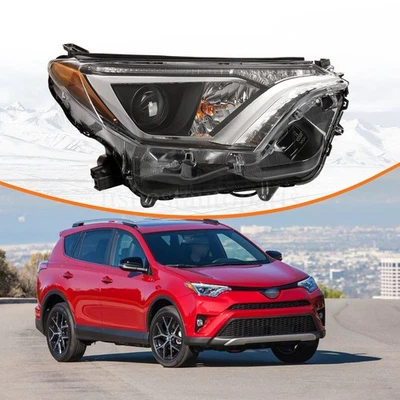 Fit Toyota Rav4 2016 17 18 Halogen Projector Headlight Headlamp Right RH - Image 1 of 4