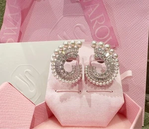 Swarovski Ariana Grande Drop Earrings - Picture 1 of 10
