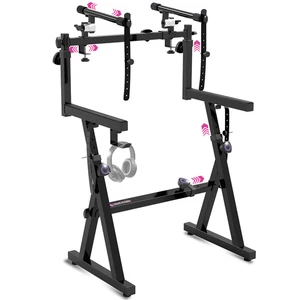 2-Tier Z-Style Piano Keyboard Stand – Adjustable for 54–88 Key Digital Keyboards - Picture 1 of 8