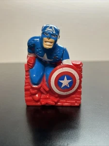 Marvel Heroes Secret War Gumball Pocket Pack 1984 Capitan America anni 80 E6 - Foto 1 di 5