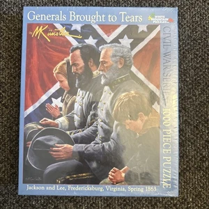 New Sealed Generals Brought To Tears Civil War 1000 Puzzle White Mountain - Picture 1 of 2