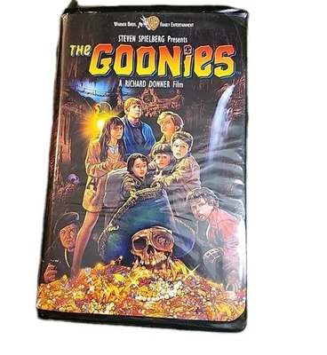 THE GOONIES 1985 Movie VHS 2001 Warner Bros Steven Spielberg Black Clamshell Foto 1 de 3