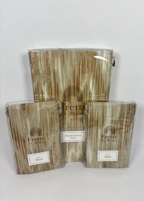 Funda nórdica Frette at Home Cervino Queen Euro Shams Set Piedra Ikat Algodón $839 Foto 1 de 4