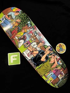 SIGNED Serial Party 2 GLOW IN DARK Sean Cliver Strangelove Skateboard Deck AUTO - Picture 1 of 10