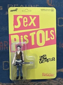 SUPER7 Sex Pistols Sid Vicious Reaction Action Figure 3.75" *NEW* - Picture 1 of 24